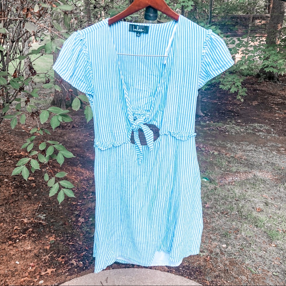 Lulu’s Striped Dress w/ cutouts